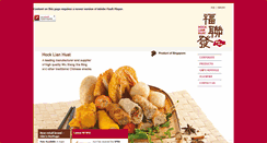 Desktop Screenshot of hlhfoods.com